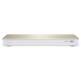 QNAP HS-453DX NAS Tower Collegamento ethernet LAN Oro, Bianco J4105 (HS-453DX-4G)