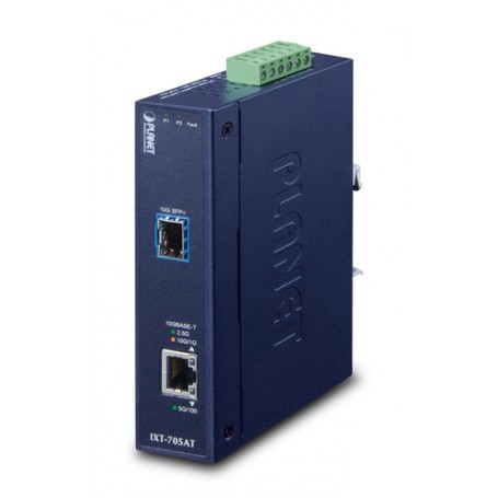 PLANET IXT-705AT convertitore multimediale di rete 20000 Mbit/s Blu (IXT-705AT)