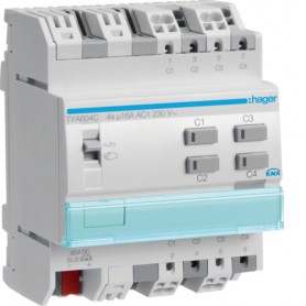 Hager TYA604C presa energia Grigio (TYA604C)