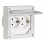 ABL SURSUM 1632490 presa energia CEE 7/3 Grigio (1632490)