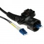 ACT RL7350 cavo a fibre ottiche 50 m 2x LC 2x LC ODVA OS2 Nero (RL7350)