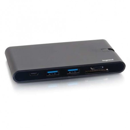C2G 82117 hub di interfaccia USB 2.0 Type-C 5000 Mbit/s Nero (82117)