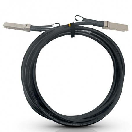 Mellanox Technologies MCP1650-H001E30 cavo a fibre ottiche 1 m QSFP56 Nero (MCP1650-H001E30)