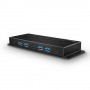 Lindy 43275 hub di interfaccia USB 3.2 Gen 2 (3.1 Gen 2) Type-A 10000 Mbit/s Nero (43275)