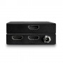 Lindy 38205 moltiplicatore AV Trasmettitore e ricevitore AV Nero (38205)