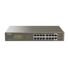 Tenda TEG1116P-16-150W-EU switch di rete Non gestito Gigabit Ethernet (10/100/1000) Supporto Power over Et (TEG1116P-16-150W-EU)