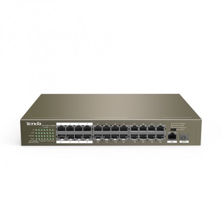 Tenda TEF1126P-24-250W switch di rete Non gestito Fast Ethernet (10/100) Supporto Power over Ethernet (PoE) G (TEF1126P-24-250W)