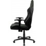 Aerocool KNIGHT AeroSuede Sedia per gaming universale Nero, Verde (KNIGHTGR)