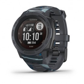 Garmin Instinct Solar – Surf Edition MIP Nero, Blu GPS (satellitare) (010-02293-07)