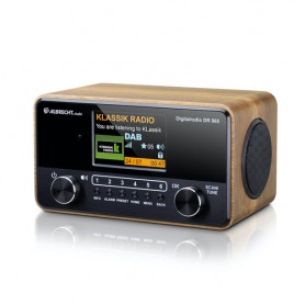Albrecht DR 865 Portatile Digitale Nero, Legno (27865)