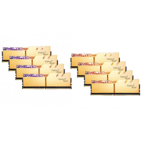 G.Skill Trident Z Royal F4-3600C16Q2-256GTRG memoria 256 GB 8 x 32 GB DDR4 3600 MHz (F4-3600C16Q2-256GTRG)