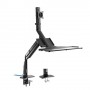 InLine 23174A supporto da tavolo per Tv a schermo piatto 81,3 cm (32") Morsa/Bullone di ancoraggio Nero (23174A)