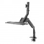 InLine 23174A supporto da tavolo per Tv a schermo piatto 81,3 cm (32") Morsa/Bullone di ancoraggio Nero (23174A)