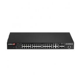Edimax GS-5424PLC V2 switch di rete Gigabit Ethernet (10/100/1000) Supporto Power over Ethernet (PoE) 1U Nero (GS-5424PLC V2)