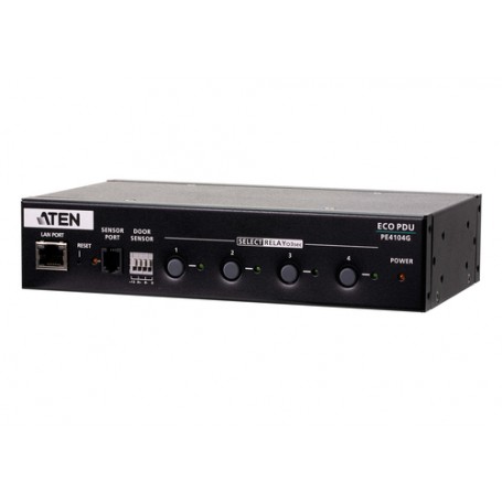 ATEN PE4104G-AT-G unità di distribuzione dell'energia (PDU) 4 presa(e) AC 1U Nero (PE4104G-AT-G)