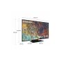 Samsung TV Neo QLED 4K 50" QE50QN90A Smart TV Wi-Fi Titan Black 2021 (QE50QN90AATXXH_PROMO)
