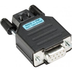 W&T 81009 convertitore/ripetitore/isolatore seriale RS-232 Nero (81009)