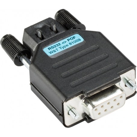 W&T 81009 convertitore/ripetitore/isolatore seriale RS-232 Nero (81009)