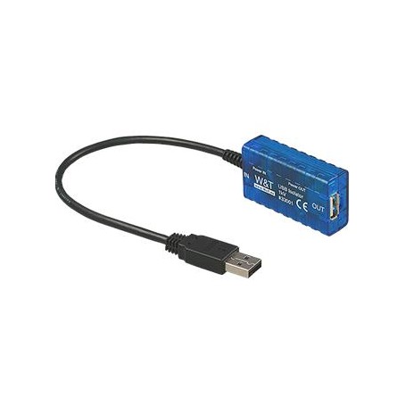 W&T 33001 convertitore/ripetitore/isolatore seriale USB 2.0 Nero (33001)