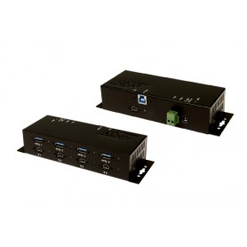 EXSYS EX-6685HMV hub di interfaccia 5000 Mbit/s Nero (EX-6685HMV)