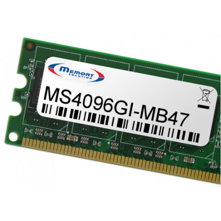 Memory Solution MS4096GI-MB47 memoria 4 GB (MS4096GI-MB47)