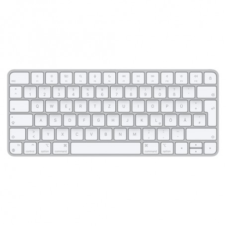 Apple Magic tastiera USB + Bluetooth Tedesco Alluminio, Bianco (MK2A3D/A)