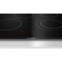 Bosch Serie 8 PKN675DP1D piano cottura Nero, Acciaio inossidabile Da incasso Ceramica 4 Fornello(i) (PKN675DP1D)