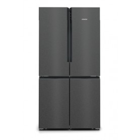 Siemens iQ500 KF96NAXEA frigorifero side-by-side Libera installazione 605 L E Nero, Acciaio inossidabile (KF96NAXEA)