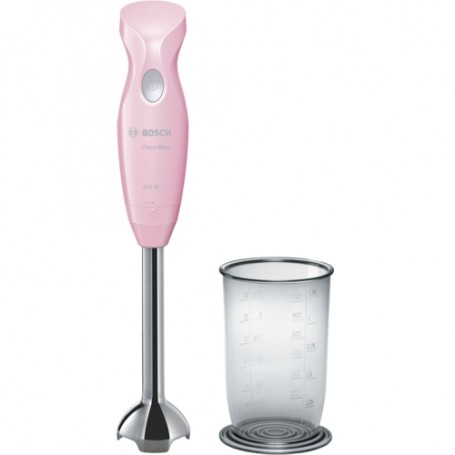 Bosch MSM2410K frullatore Frullatore ad immersione 400 W Rosa, Acciaio inossidabile (MSM2410K)