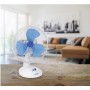 Bestron DDF35W ventilatore Blu, Bianco (DDF35W)