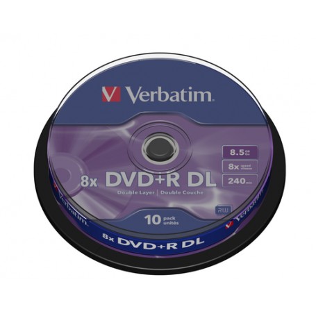 Verbatim 43666 DVD vergine 8,5 GB DVD+R DL 10 pz (43666)