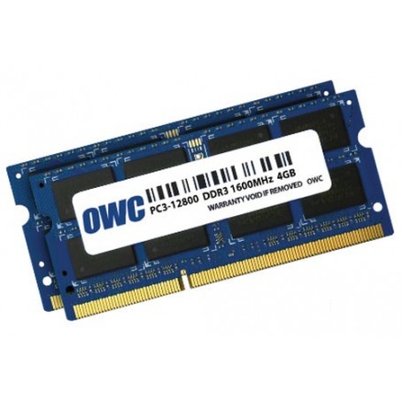 OWC 8GB DDR3-1600 memoria 2 x 4 GB 1600 MHz (OWC1600DDR3S08S)