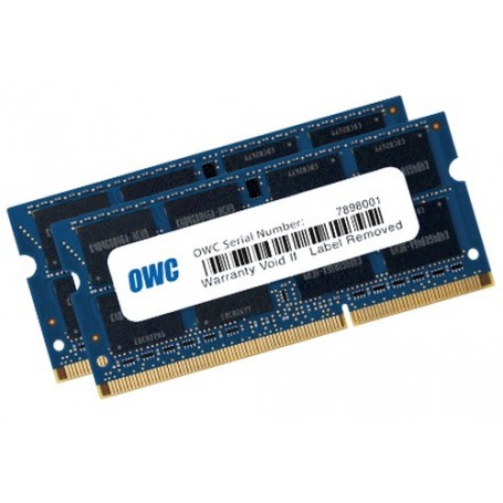 OWC OWC1600DDR3S16P memoria 16 GB 2 x 8 GB DDR3 1600 MHz (OWC1600DDR3S16P)