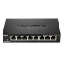 D-Link DGS-108 switch di rete Non gestito Nero (DGS-108/E)