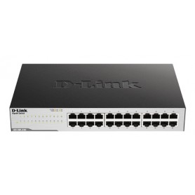 D-Link GO-SW-24G Non gestito L2 Gigabit Ethernet (10/100/1000) 1U Nero (GO-SW-24G/E)