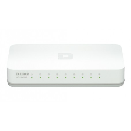 D-Link GO-SW-8E/E switch di rete Non gestito Fast Ethernet (10/100) Bianco (GO-SW-8E/E)