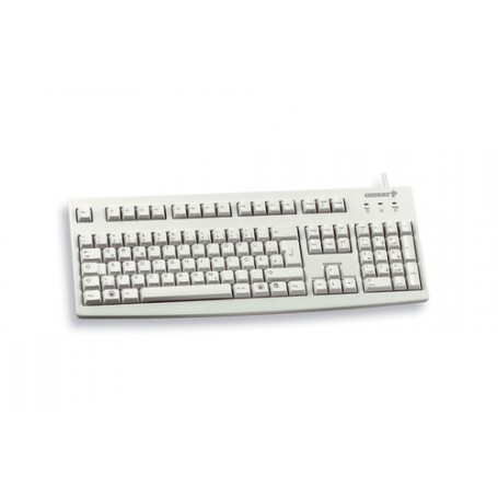 CHERRY G83-6104 tastiera USB QWERTY Inglese US Grigio (G83-6104LUNEU-0)