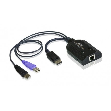 ATEN KA7169-AX cavo per tastiera, video e mouse Nero, Metallico, Porpora (KA7169-AX)