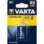 Varta Longlife Extra 9V Batteria monouso Alcalino (04122 101 411)