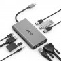 Acer HP.DSCAB.002 hub di interfaccia USB 3.2 Gen 1 (3.1 Gen 1) Type-C 5000 Mbit/s Argento (GP.ACC11.00C)