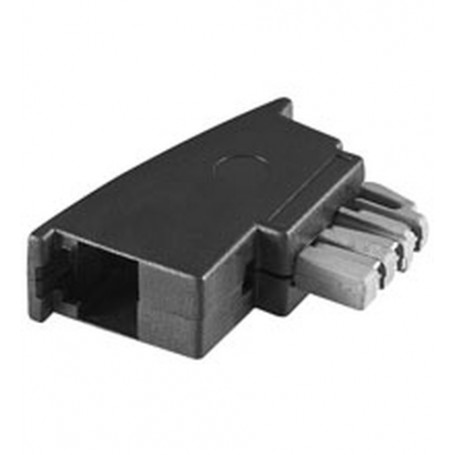 Goobay TAE-N/RJ11 Adapter TAE-N M RJ 11 FM Nero (50308)