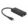 DeLOCK 63826 hub di interfaccia USB 3.2 Gen 1 (3.1 Gen 1) Type-C 1000 Mbit/s Nero (63826)