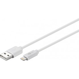 Goobay 54600 cavo Lightning 1 m Bianco (54600)