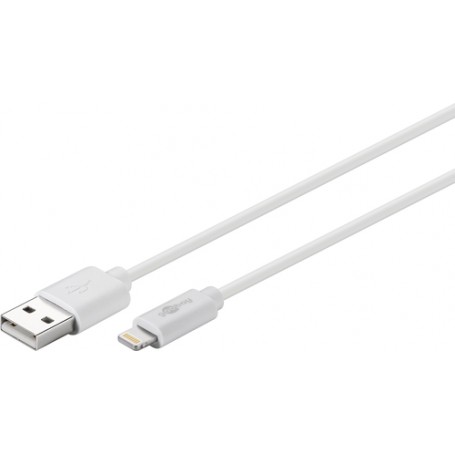 Goobay 54600 cavo Lightning 1 m Bianco (54600)