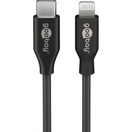 Goobay 39445 cavo Lightning 1 m Nero (39445)