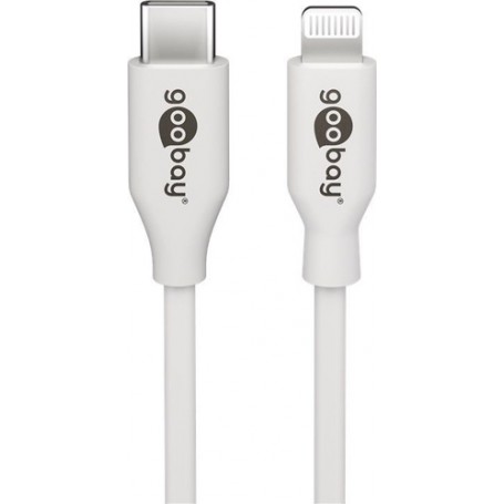 Goobay 39446 cavo Lightning 1 m Bianco (39446)