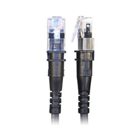 PatchSee TP-6A-U/16 cavo di rete Nero 4,9 m Cat6a U/UTP (UTP) (TP-6A-U/16)