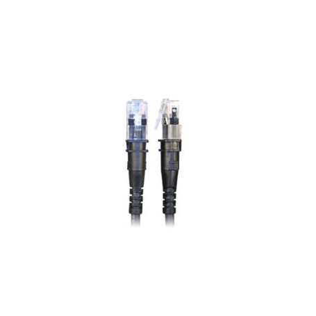 PatchSee TP-6A-F/8 cavo di rete Nero 2,4 m Cat6a U/UTP (UTP) (TP-6A-F/8)