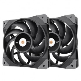 Thermaltake TOUGHFAN 12 Case per computer Ventilatore 12 cm Nero 2 pz (CL-F082-PL12BL-A)