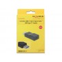 DeLOCK 65696 adattatore per inversione del genere dei cavi USB 3.1 Gen 2 Type-A USB 3.1 Gen 2 Type-C Nero (65696)